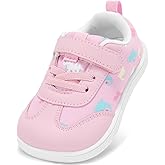 STQ Toddler Girls Boys Wide Toe Barefoot Shoes Kids Walking Tennis Comfort Sneakers Lightweight Breathable Gym Shoe