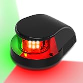Obcursco Boat Navigation Lights, Red and Green LED Light, Boat Accessories | Rust-Resistant, IP67 Waterproof, Bow and Stern, Ideal for Pontoon, Marine, Bass, Skiff, and Yacht