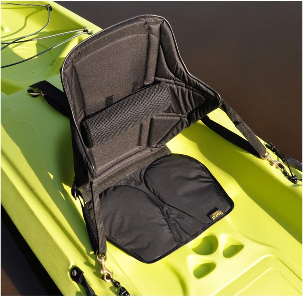 Skwoosh High Back Kayak Seat with adjustable lumbar support and