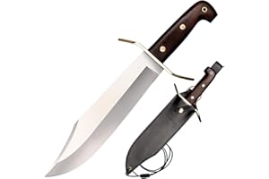 Cold Steel Wild WEST Bowie / 16" Overall / 10.75" Blade / 4.75MM Thick / 1090 Carbon Steel / 5.25" Rosewood Scales Handle/Bla