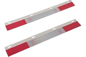 ASTAMOTOR 2 PCS 24"x 3" Aluminum Mud Flap Reflector Reflective Tape Fit for Semi Truck and Semi Trailer Mud Flap Hanger