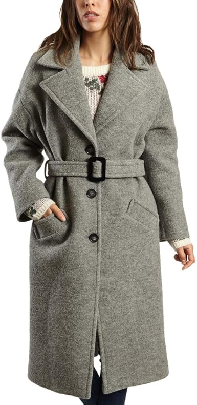 La Petite Francaise Manteau En Laine Majeur Femme Amazon Fr Vetements Et Accessoires