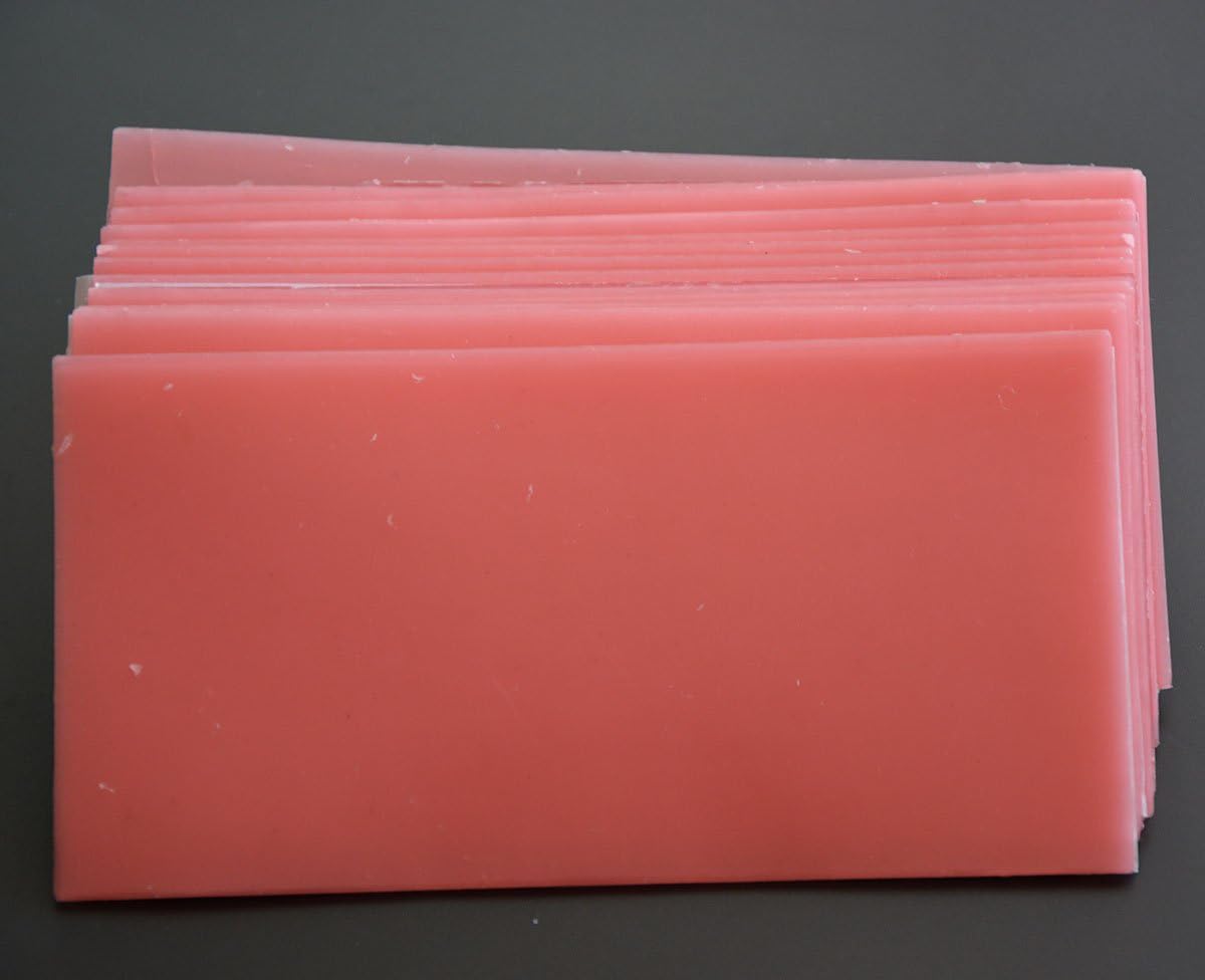 TJIRIS 2.0mm Red Base Plate Wax Modeling Waxing Sheet 30 Boxes - - 