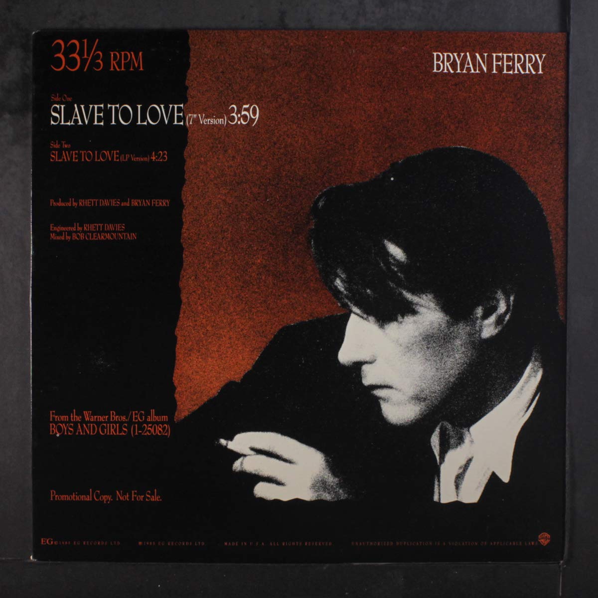 Slave To Love Bryan Ferry Traduzione