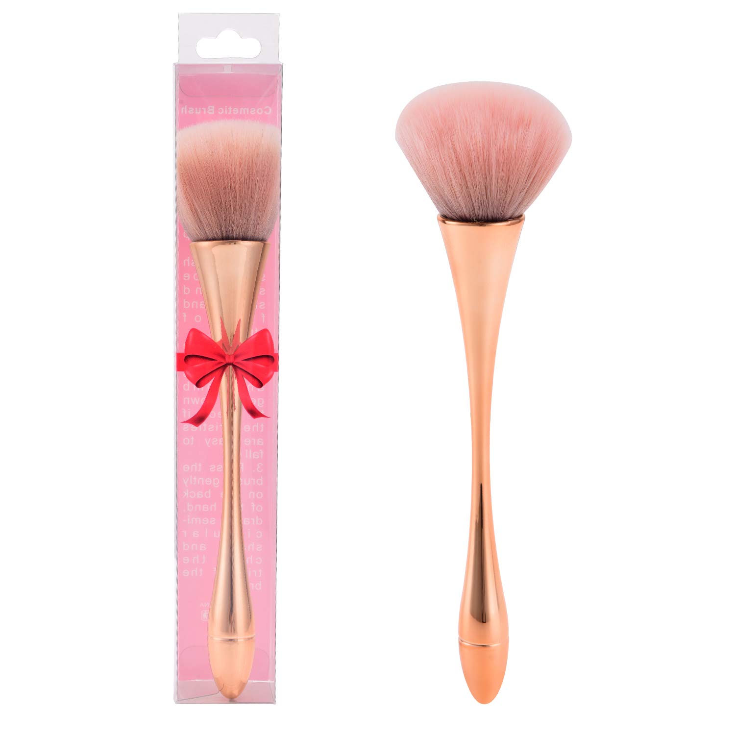 Super Large Mineral Powder Brush, Bronzer Kabuki Makeup Brush, Soft Fluffy Foundation Brush, Professional Powder Brush and Blush Brush for Daily Makeup (Grade color): Beauty