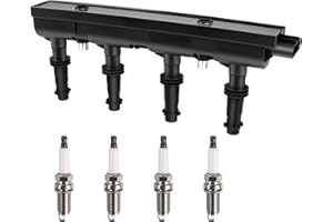 HCHENUP Ignition Coils & Spark Plug Compatible with Chevy Cruze Sonic Trax Volt Buick Encore Cadillac ELR1.4L 2011 2012 2013 2014 2015 2016 2017 2018 2019 2020 Replaces# UF669 1675