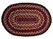 IHF HOME DECOR Braided Rug 3' X 5' Country Style New Oval Floor Carpet CINNAMON DESIGN Jute Material