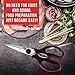 Chef Remi Latest Kitchen Scissors - Multi Purpose Utility Shears for Chicken, Poultry, Fish, Meat, Vegetables, Herbs and BBQ - As Sharp As Any Knife