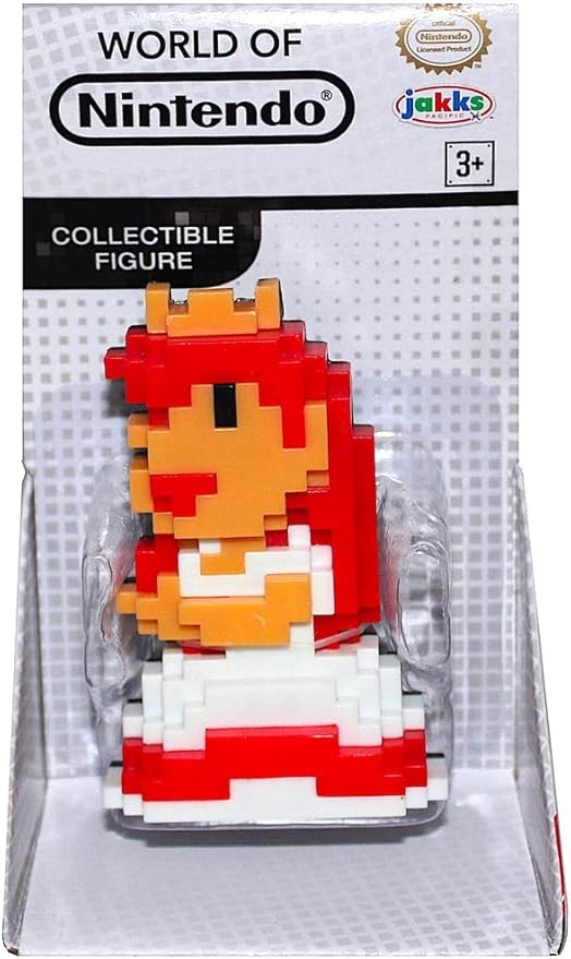 Amazon スーパーマリオブラザーズ 8ビット プリンセス ピーチ 2 5インチ フィギュア おもちゃ おもちゃ