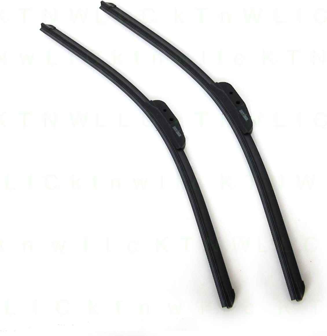 A Set of 2 U/J Hook Type Bracketless Driver and Passenger Side Windshield Wiper Blades - Mazda Millenia 1995