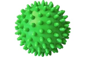 QI MEI Professional Massage Balls Foot Ball Foot Massager Spiky Roller for Deep Tissue Trigger Point Plantar Fasciitis Reflexology Stress Therapy Myofascial Release(Green)