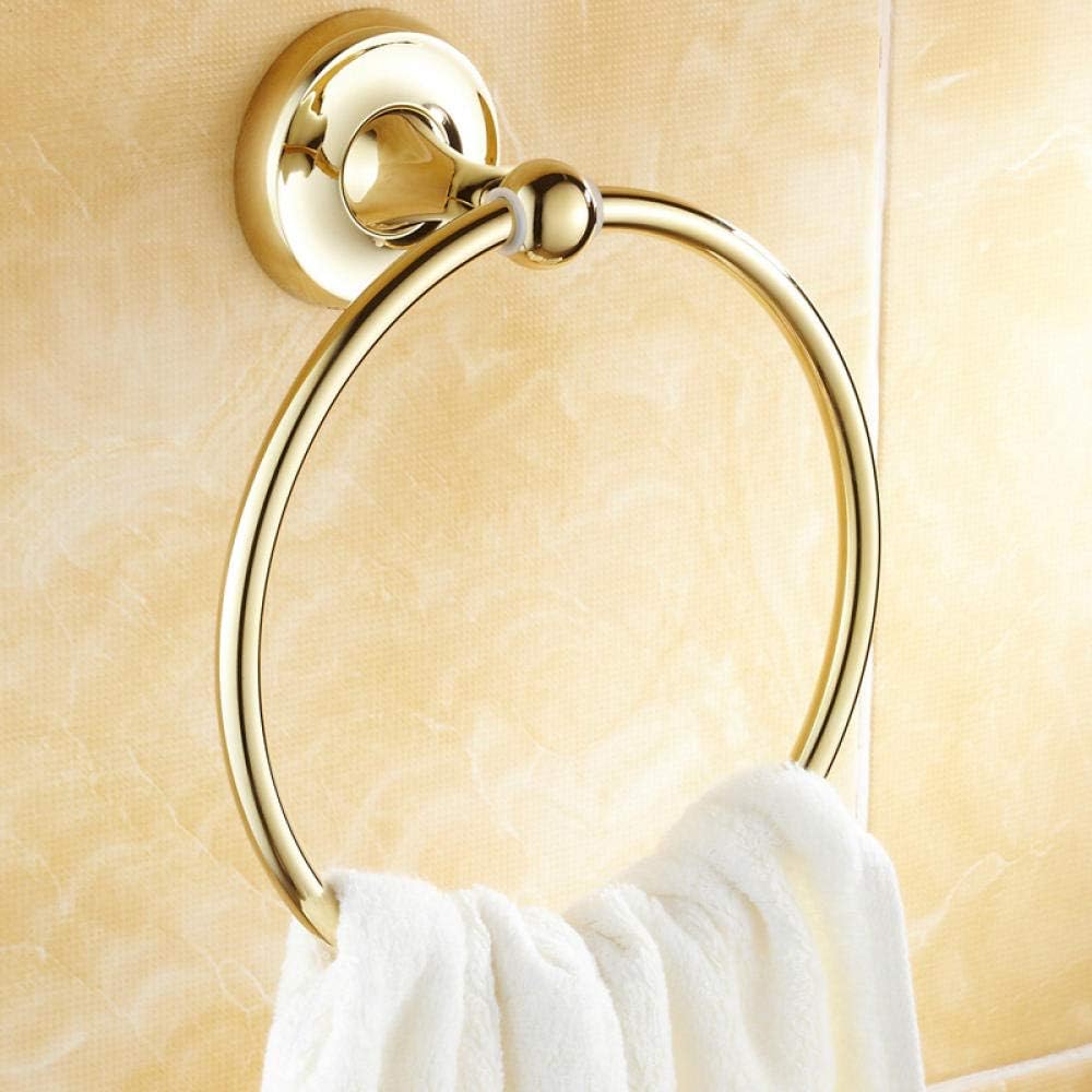 Toalleros De Aro Para Baño Anillos De Toalla Pulidos En Oro Toallero De