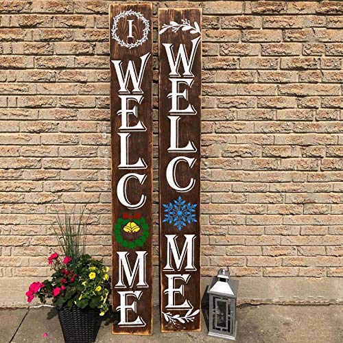 2 Painting+Stencils+Reusable+Vertical+Stencil+Sunflower