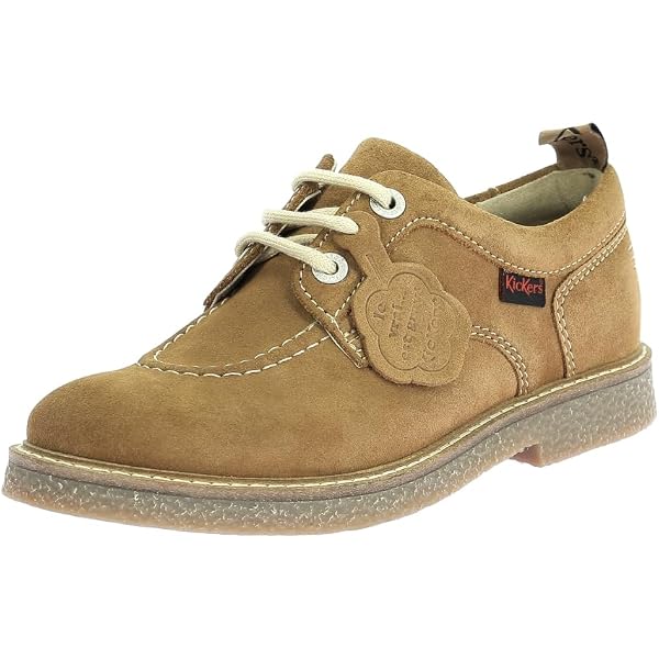 Chaussures Kickers Mixte Levy - Derbies Plates Oxford Classiques Et Confortables - Cuir Qualité