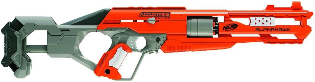 nerf alphahawk range