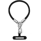 RONGBOER Premium Phone Lanyard for iPhone&Android-Stylish Unisex Wrist Strap with Alloy Metal Hook&Reinforced Polyester-R14