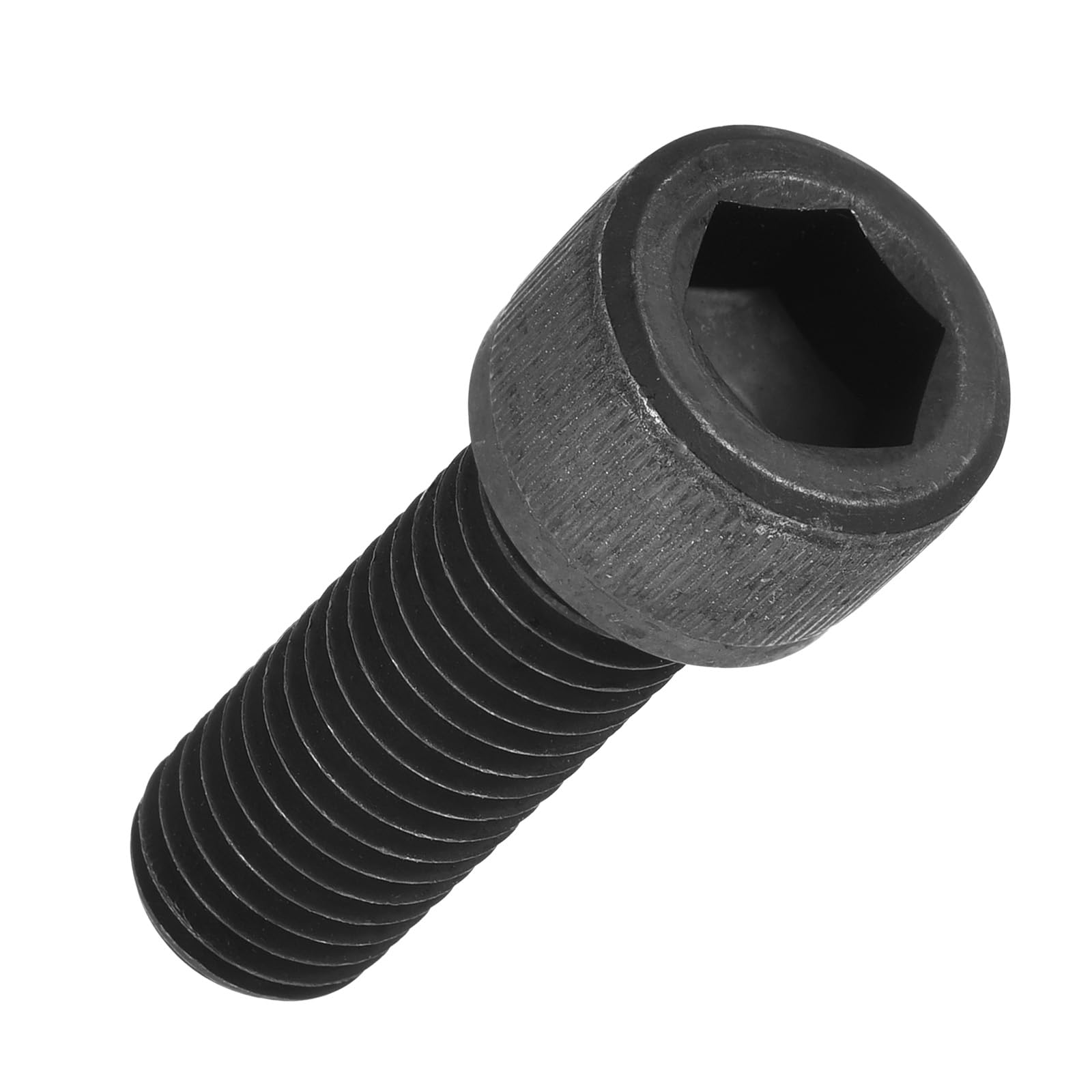 Kozelo 5pcs Socket Head Cap Screws - [M12-1.75 x 35mm] Alloy Steel Black Oxide Grade 12.9 Internal Hex Screw Full Thread for Industrial & Machinery Use, Black