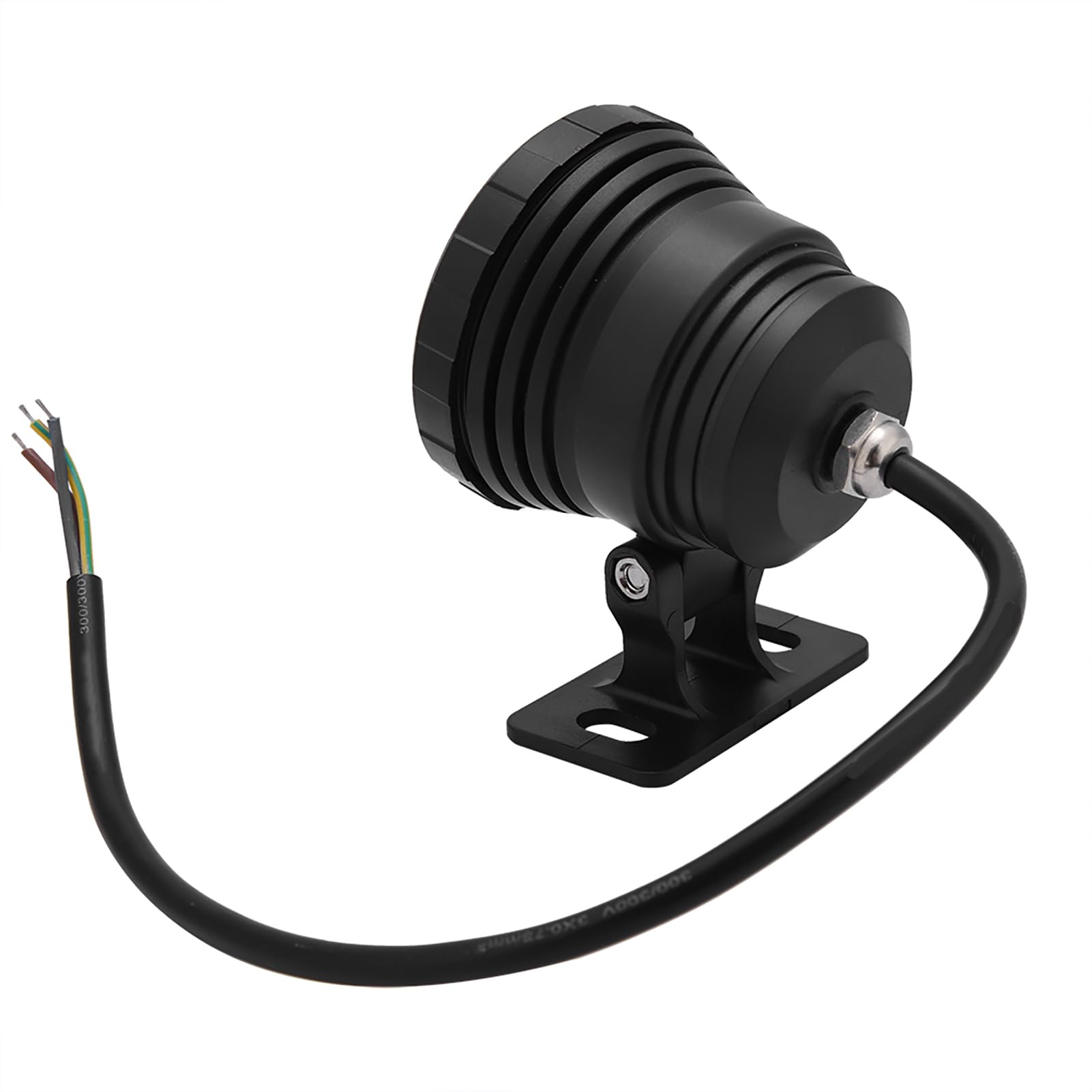 LED Spotlight for Garden Lighting and Underwater Lighting, AC/DC 12V Floodlight Floodlight Spotlight Light RGB Spotlight with Remote Control for Garden Pond Swimming Pond Fish Pond Pool(Black)