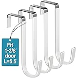 Mars-Rock Over the Door Hooks 4Pcs L=5.5" Fit 1