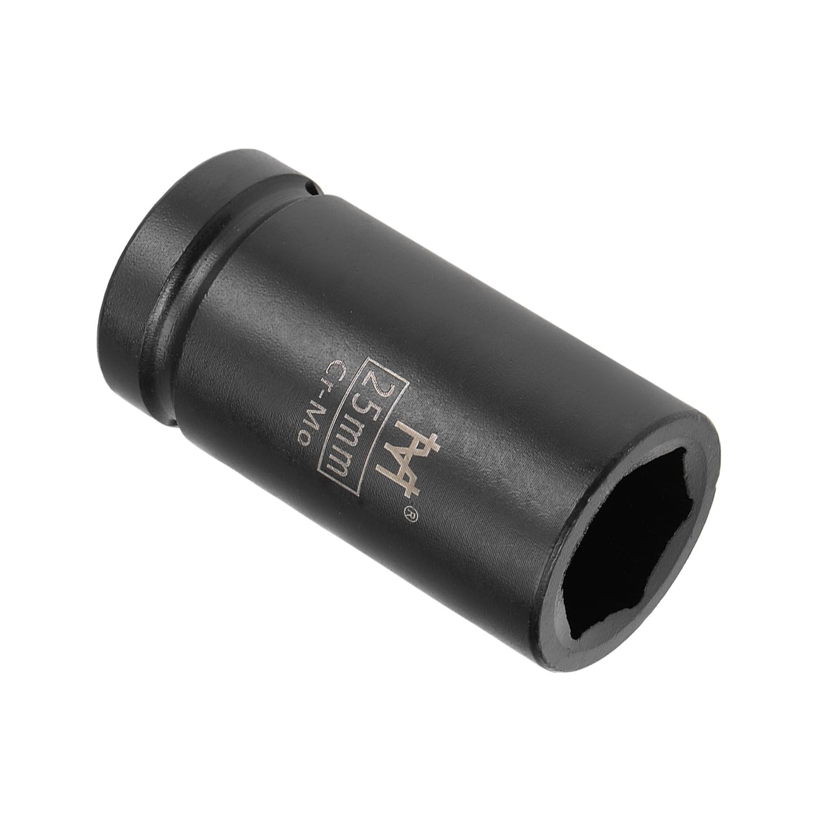 CoCud 6-Point Deep Impact Socket, 3/4-Inch Drive 25mm Socket, Cr-Mo Spindle Axle Nut Impact Socket - (Applications: for Household Maintenance)