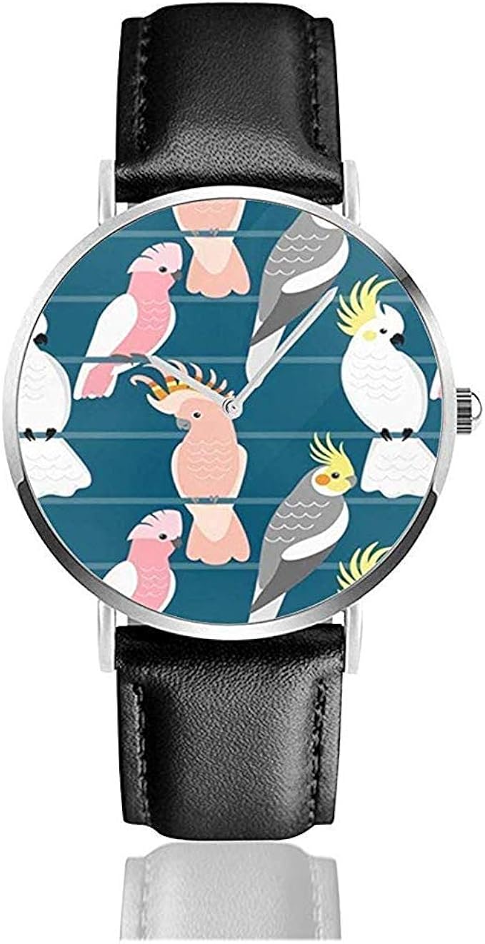 Relojes De Pulsera Cuarzo Cute Dibujos Animados Loros ...