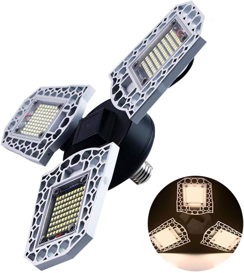 LED Garage Lichter, 9600LM 60/80 / 100W Trans Garage Lichter, super