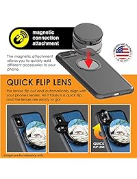 Ztylus funda revólver M Series cámara Kit: 6 en 1 lente con carcasa para iPhone 7 Plus 8 Plus 2 x teleobjetivo, Macro, Super lente Macro, gran angular, Aurora Borealis