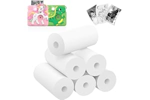 Sueseip 6 Rolls of Photo Paper Suitable Kids Instant Print Camera
