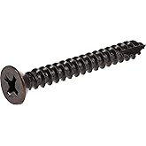 The Hillman Group 45369 9-Inch x 1-1/2-Inch Flat Phillips Wood Screw, Antique Bronze, 15-Pack