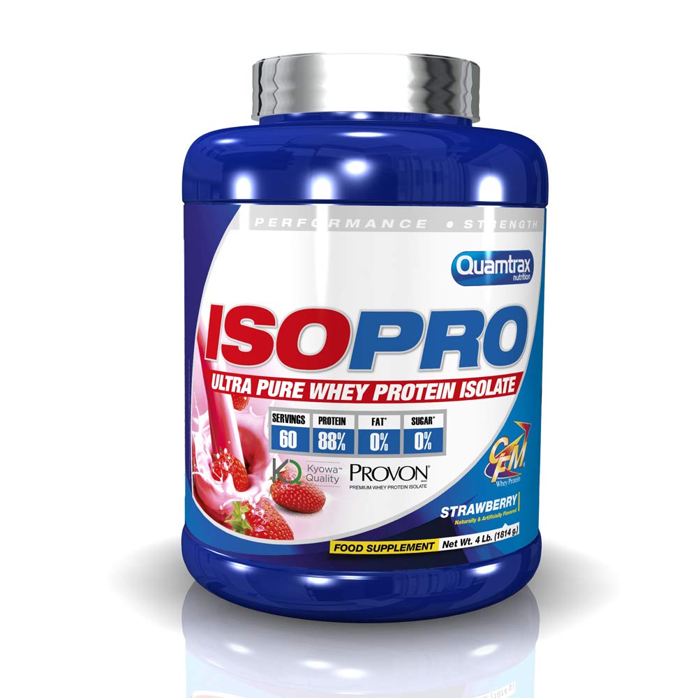 Quamtrax Nutrition Isopro 4Lb Strawberry 1 Unidad 1814 g Quamtrax Nutrition Isopro 4Lb Strawberry 1 Unidad 1814 g