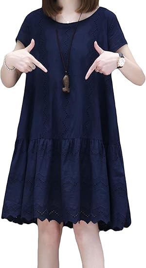 Amazon Debangni レディース プリーツスカート 半袖 夏 ギャザースカート ワンピース 丸首 Aライン 大きいサイズ ロングワンピース ゆったり 体型カバー 通勤 通学 カジュアル 涼しい ワンピース チュニック 通販 Amazon Debangni レディース プリーツスカート 半袖 夏 ギャザースカート ワンピース 丸首 Aライン 大きいサイズ ロングワンピース ゆったり 体型カバー 通勤 通学 カジュアル 涼しい ワンピース チュニック 通販