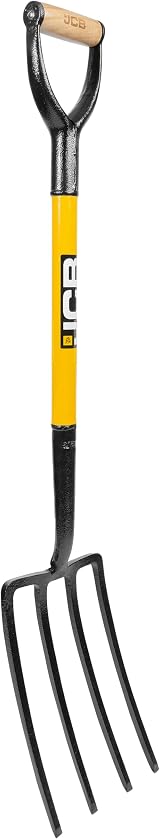 JCB Professional Solid Forged Contractors Fork Heavy Duty Garden Site Digging view 4
