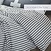VM VOUGEMARKET 100% Cotton Duvet Cover Set King - Hotel Quality Checkered Bedding Set,Waffle Weave Duvet Cover with Button Closure- Luxurious, Comfortable, Breathable, Soft and Durable (King,Gray)