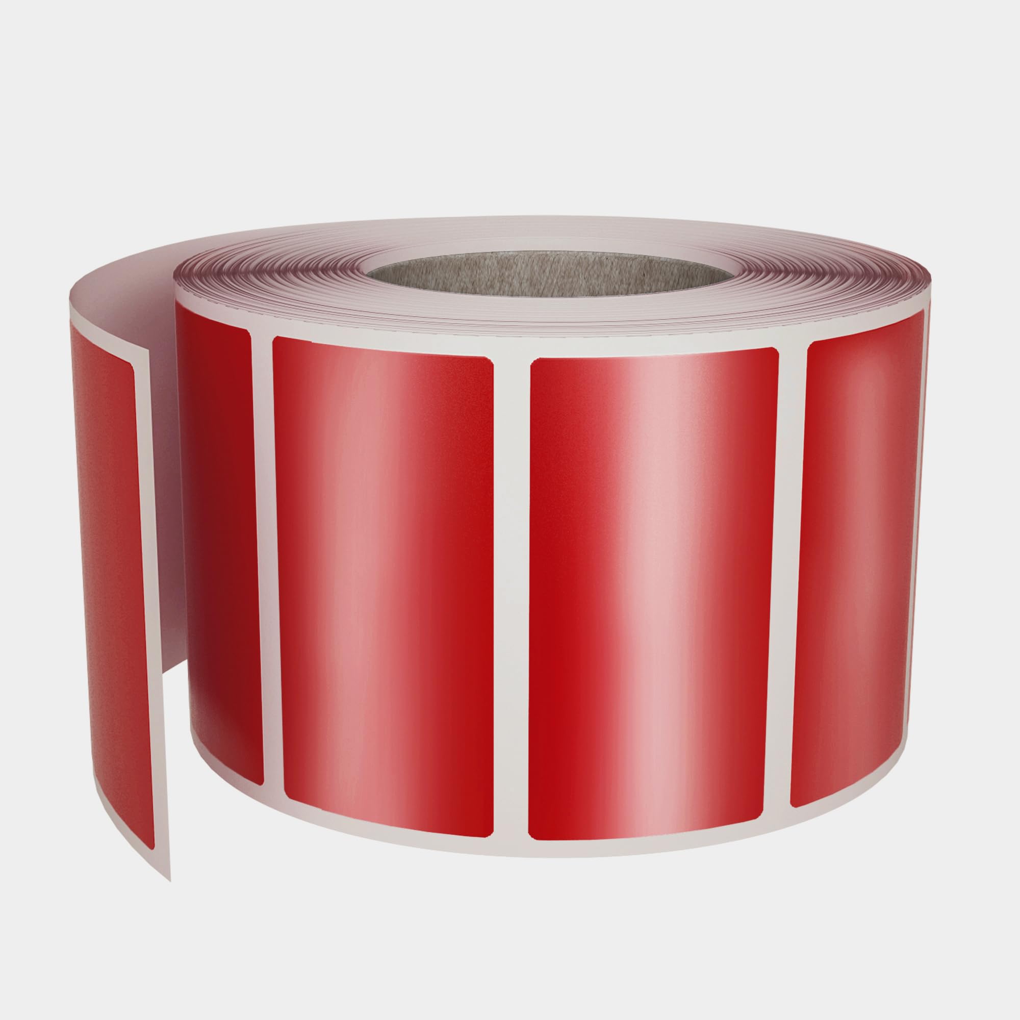 Royal Green Color-Coding Label Roll 40MM X 19MM, Blank Write On Labels for Folders & Organizing, 1.57" x 0.75" Small Stickers Name Tags for Office Supplies, 500 - Pack (Metallic Red)