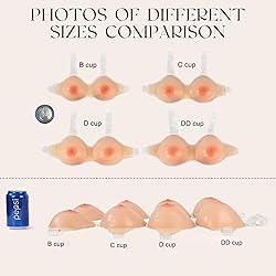 Vollence DD Cup Silicone Breast Forms with