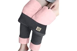 LUWITA Fleece Leggings for Women Winter Warm Tights Plus Size Snow Pants Lined Thermal Clothes