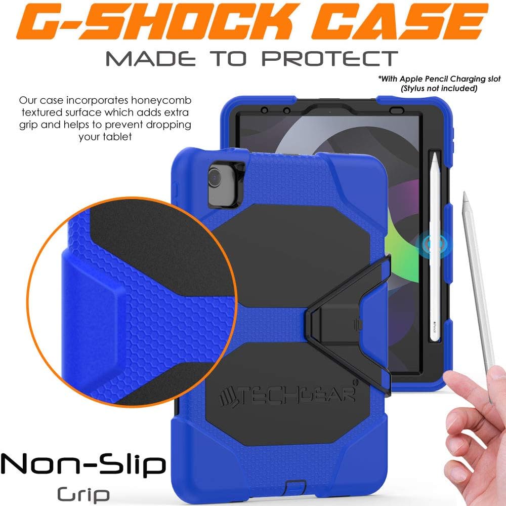 TECHGEAR G-Shock Case for iPad Air 5 2022, Air 4 2020 (5th/4th Generation) Hard Case - Image 4