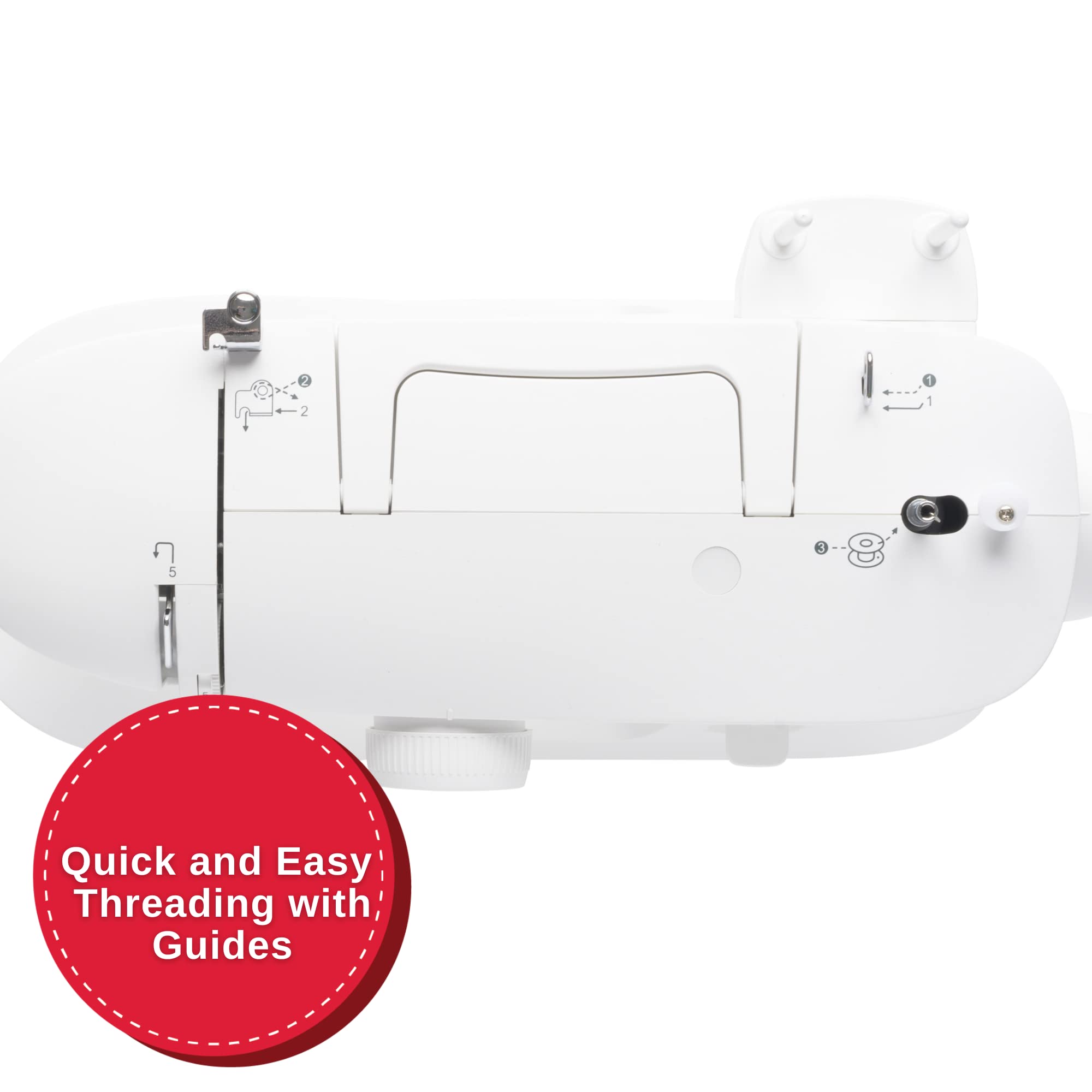 SINGER M1500 Lightweight & Portable Sewing Machine with Accessory Kit | 57 Stitch Applications, LED Light & 4-step Buttonhole | Great for Quilting, Crafts & Mending