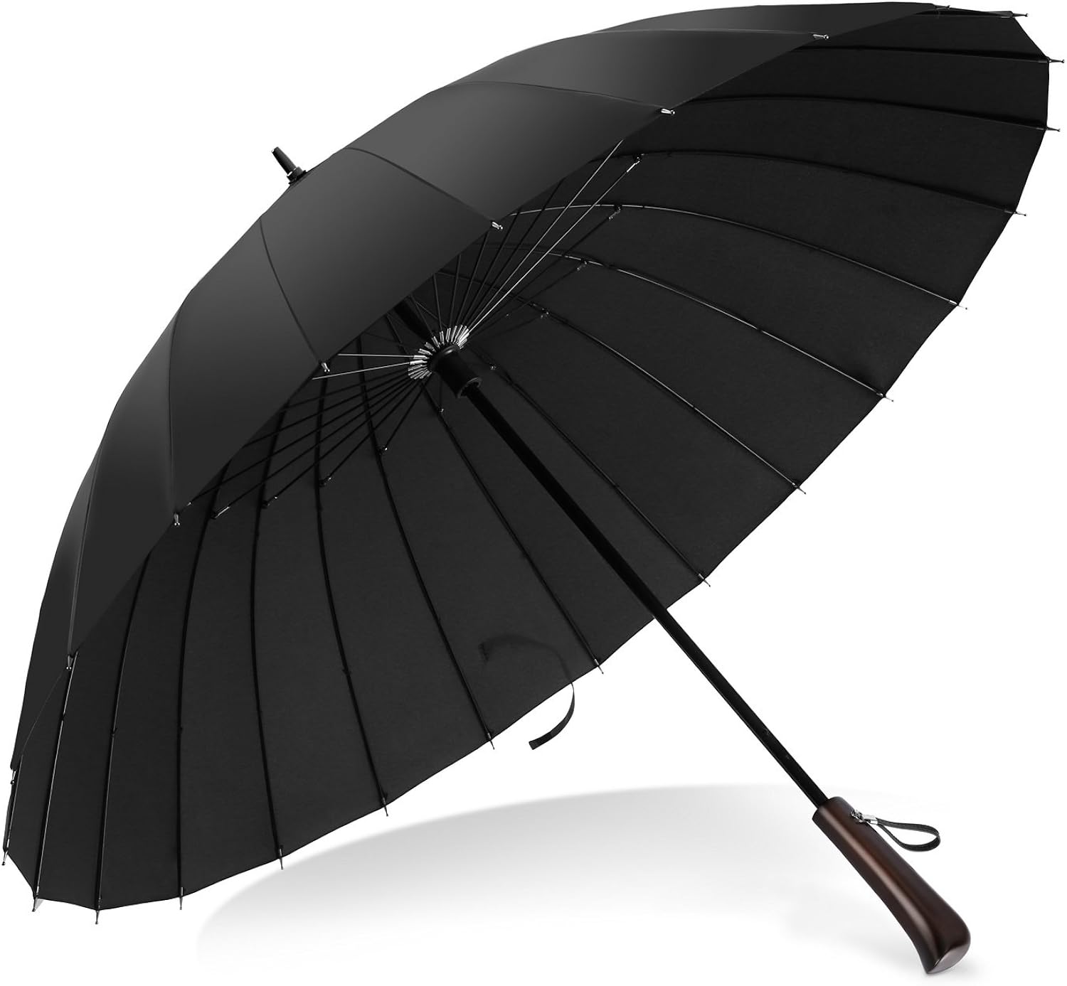 VONDAVO Stick Umbrellas with 24 Fiberglass Ribs Windproof, Waterproof
