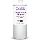 Volu-Sol Reagent-Grade 70% Denatured Ethanol (140 Proof) - Designed for Research &amp; Industrial Applications, Non-Consumable - Preferred by Healthcare &amp; Veterinary Professionals - 1000 mL / 32 oz