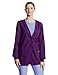 Cherokee Women's Workwear Scrubs Cardigan Warm-up Jacket, Eggplant, Medium