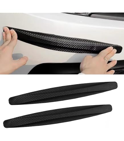 Car Rear Bumper Protector,SUV Car Bumper Protector Guard Rubber Black/Red Universal Scratch-Resistant(90CM/35.4Inch