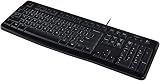 Logitech K120 Wired Keyboard for Windows UK QWERTY Black USB Plug-and-Play view 9
