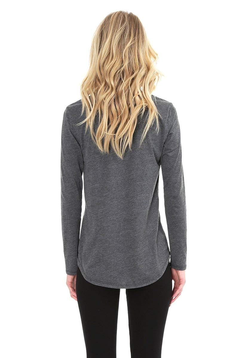 Women bobi Long Sleeve Pocket Tee 