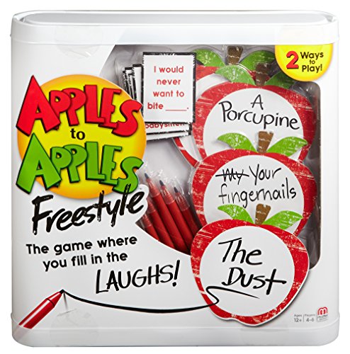 Mattel Apples to Apples Freestyle Card Game, Frustration-Free Packaging