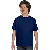 Gildan Youth 5.5 oz., 50/50 T-Shirt M NAVY