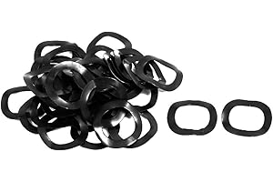 uxcell uxcell12mm Inner Diameter 18mm Outer Dia 0.3mm Thickness Carbon Steel Compression Type Wave Washer 50pcs