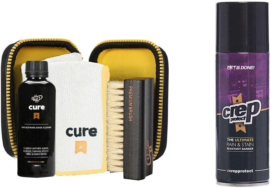 Cure Travel Kit and Stain Resistant Shoe Spray Combo