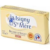 French Normandy Unsalted Butter Bar form France - 4.4 oz / 125 g (Pack of 4)