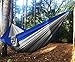 Double Camping Hammock - XL Hammocks, FREE Premium Straps & Carabiners - Lightweight + Compact Parachute Nylon - Backpacker Approved and Ready for Adventure! 400LB - 10.5ft x 6.5ft